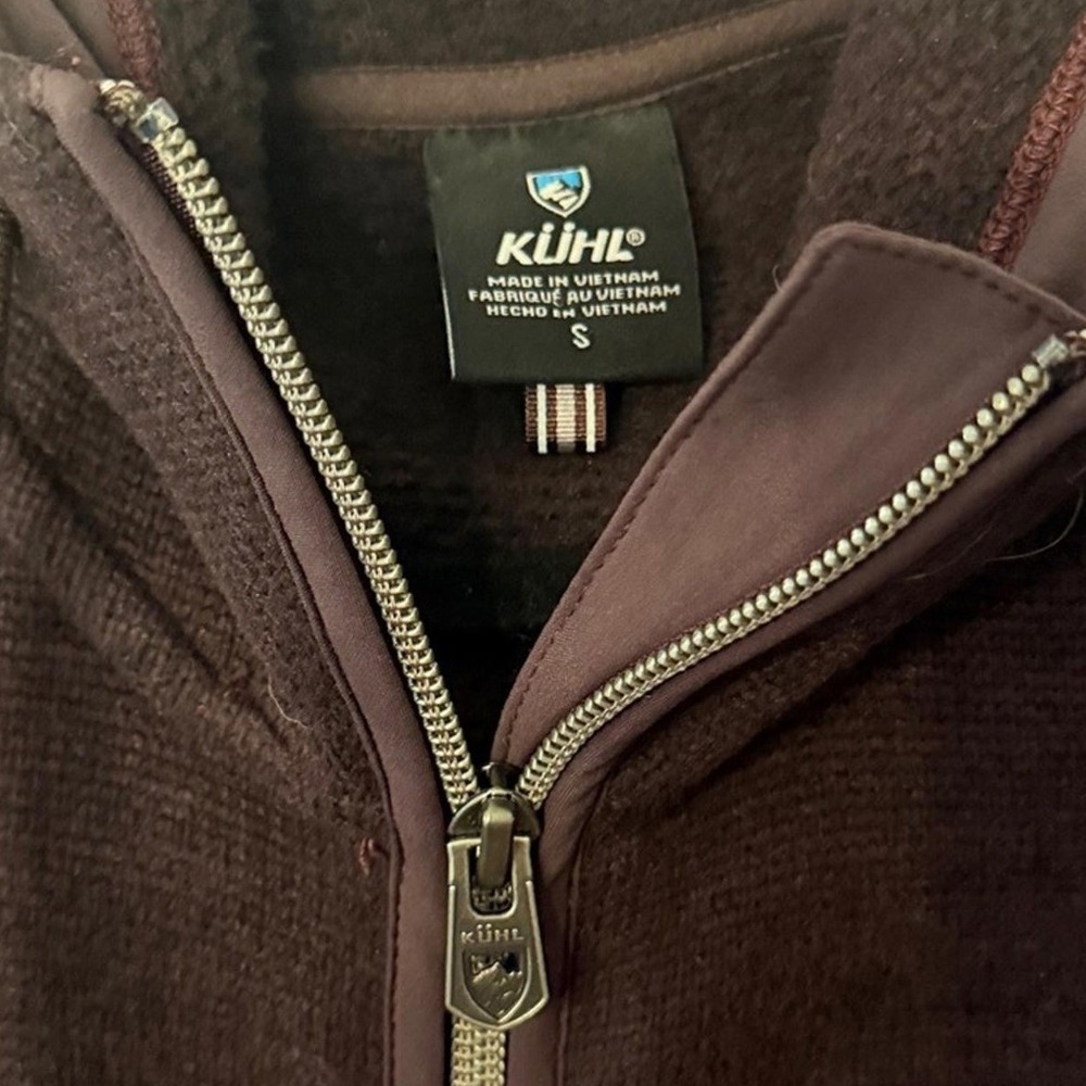 Kuhl Alska Deep Plum Burgundy Full Zip Hoodie Women's Small - Picture 6 of 6